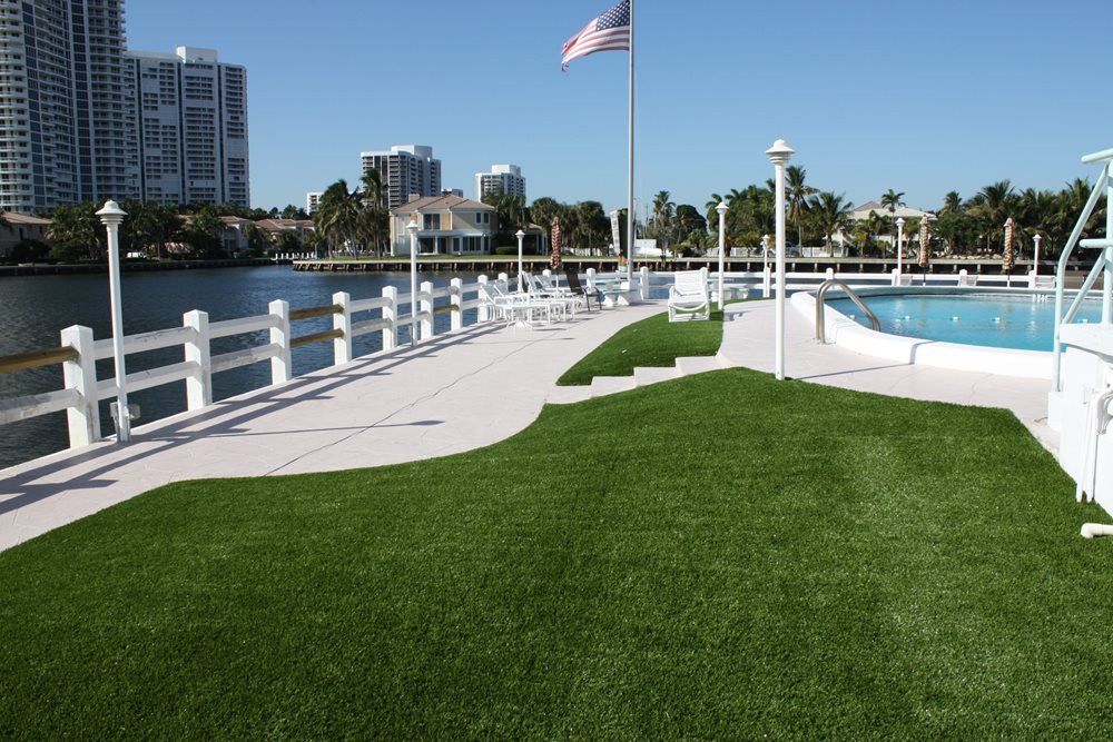 Jacksonville artificial grass landscaping
