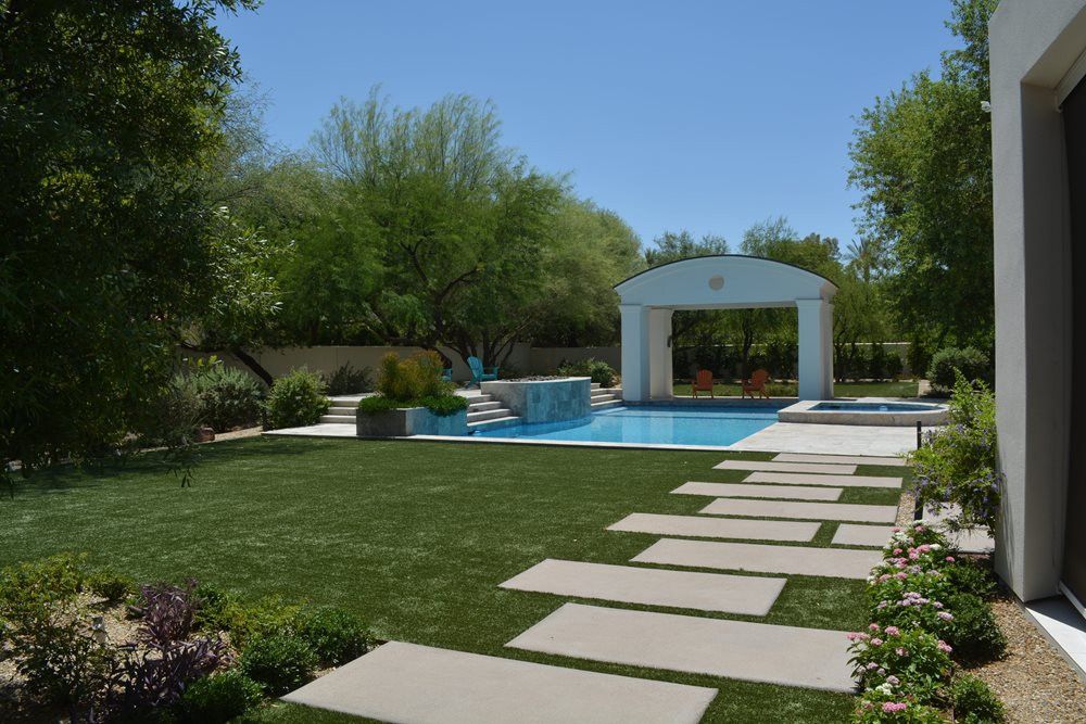 Jacksonville artificial grass landscaping