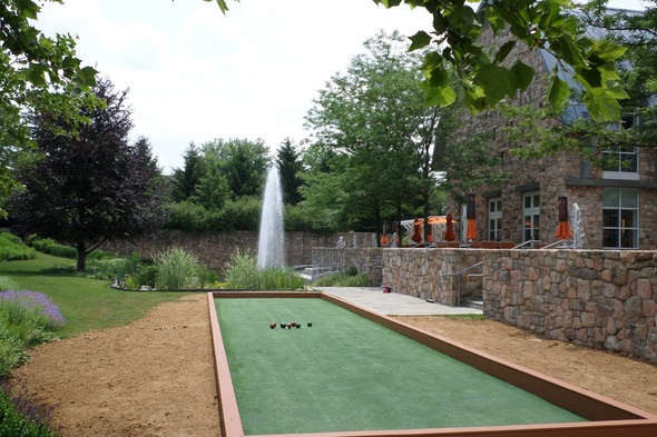 Jacksonville Custom Bocce Court using artificial turf