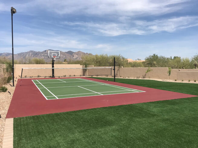 Jacksonville Pickleball Court and Basketball Net