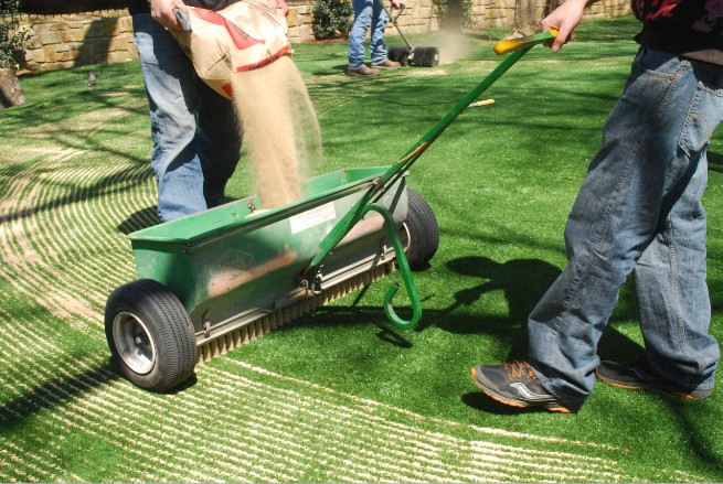 Jacksonville artificial grass installation - base layer